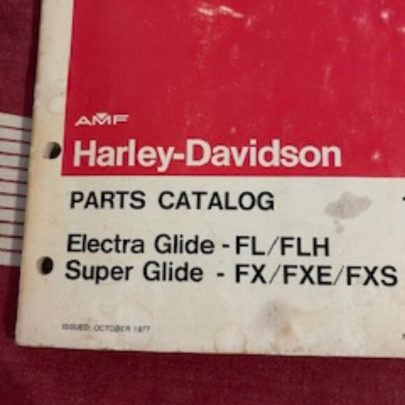 1941-1978 AMF/Harley Davidson Parts Catalog Issued Oct.1977 - Picture 5 of 13